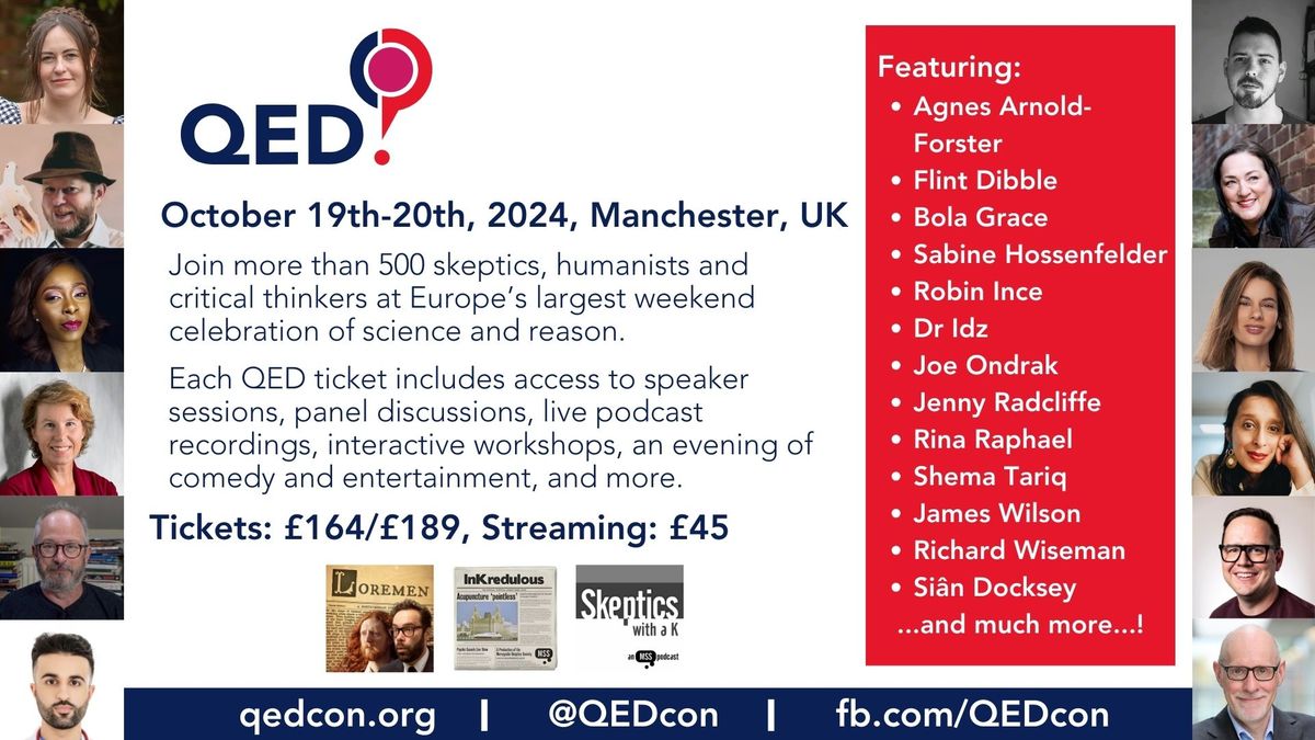 Edinburgh Skeptics @ QED in Manchester