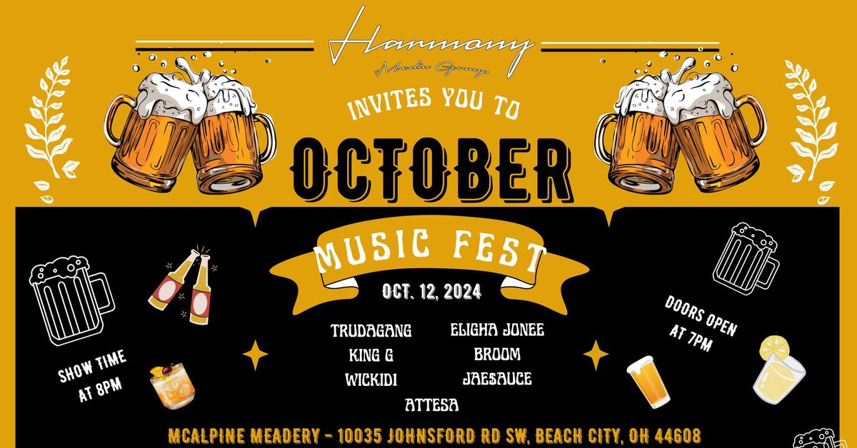 HMG Presents: October Music Fest at McAlpine Meadery