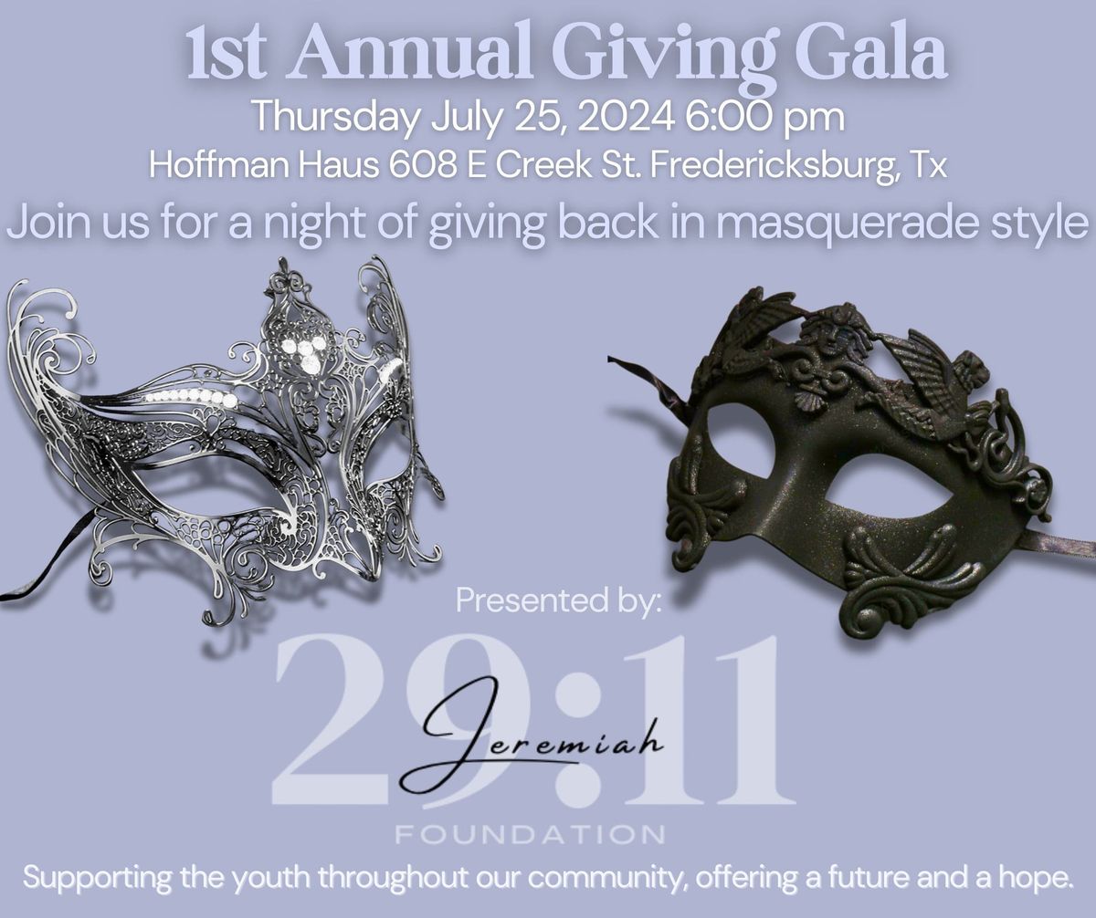 Fundraising Masquerade Gala
