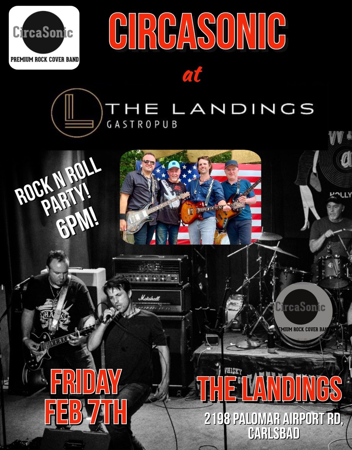 CircaSonic Rock&Roll party at The Landings Carlsbad