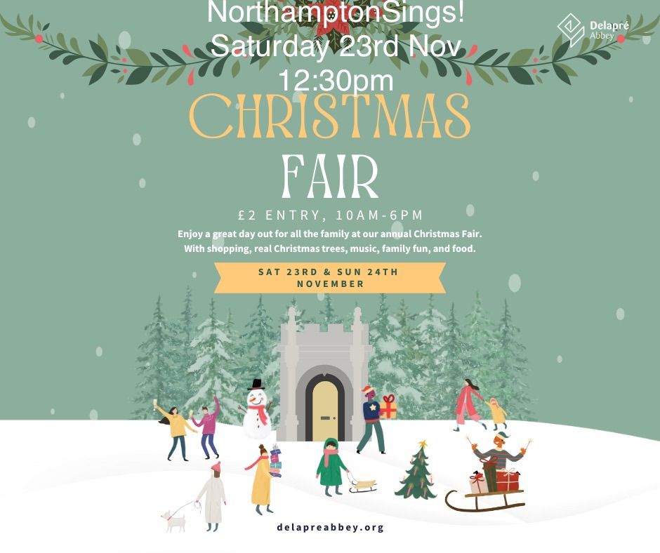 Northampton Sings! Community choir at Delapre Christmas fair