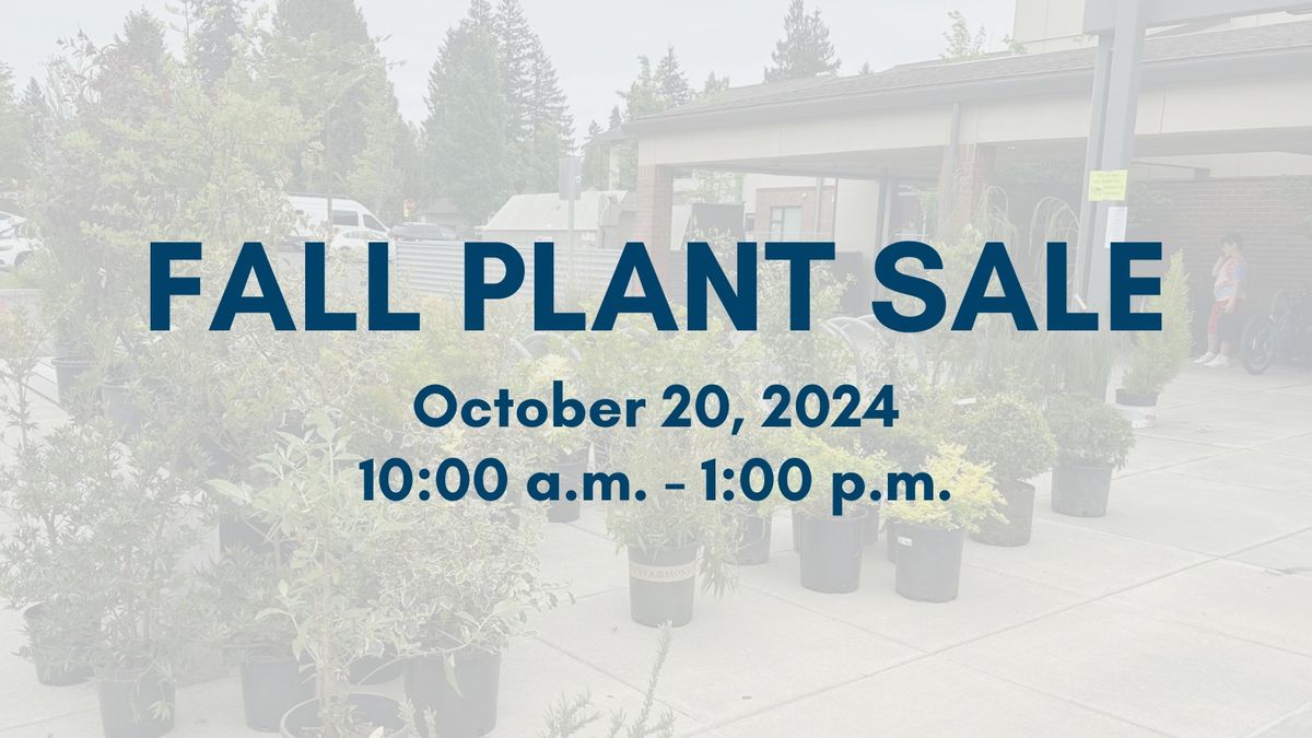 Fall Plant Sale - A Community Fundraiser