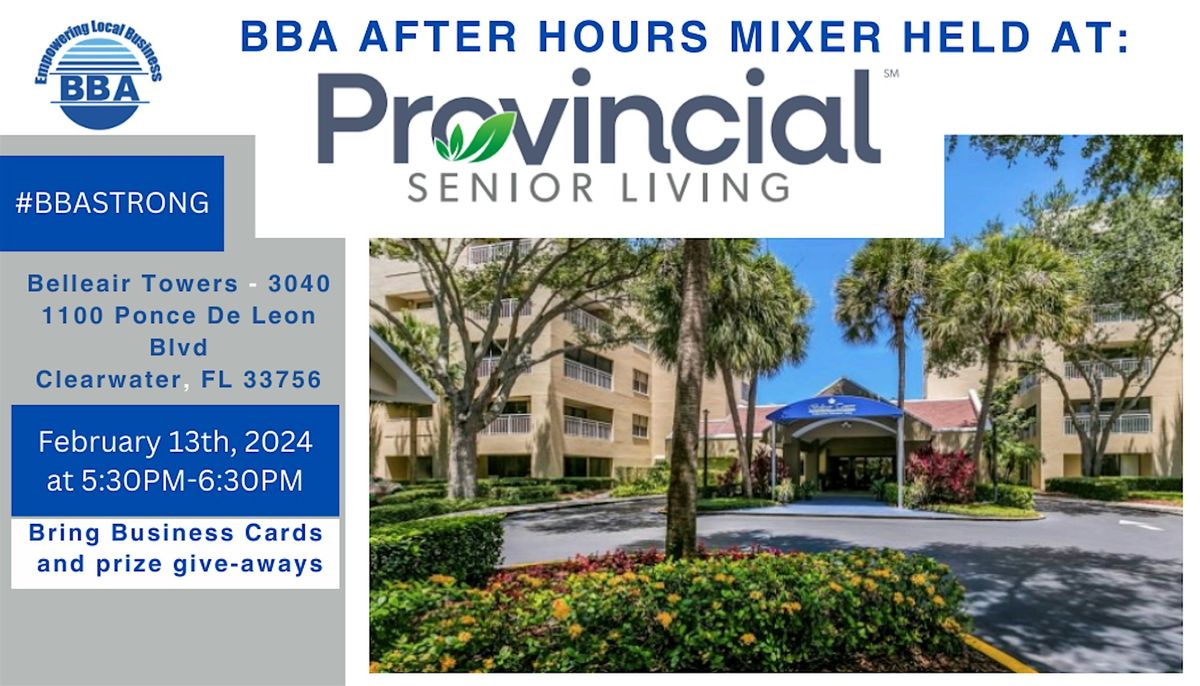 BBA After Hours Mixer Provincial Senior Living