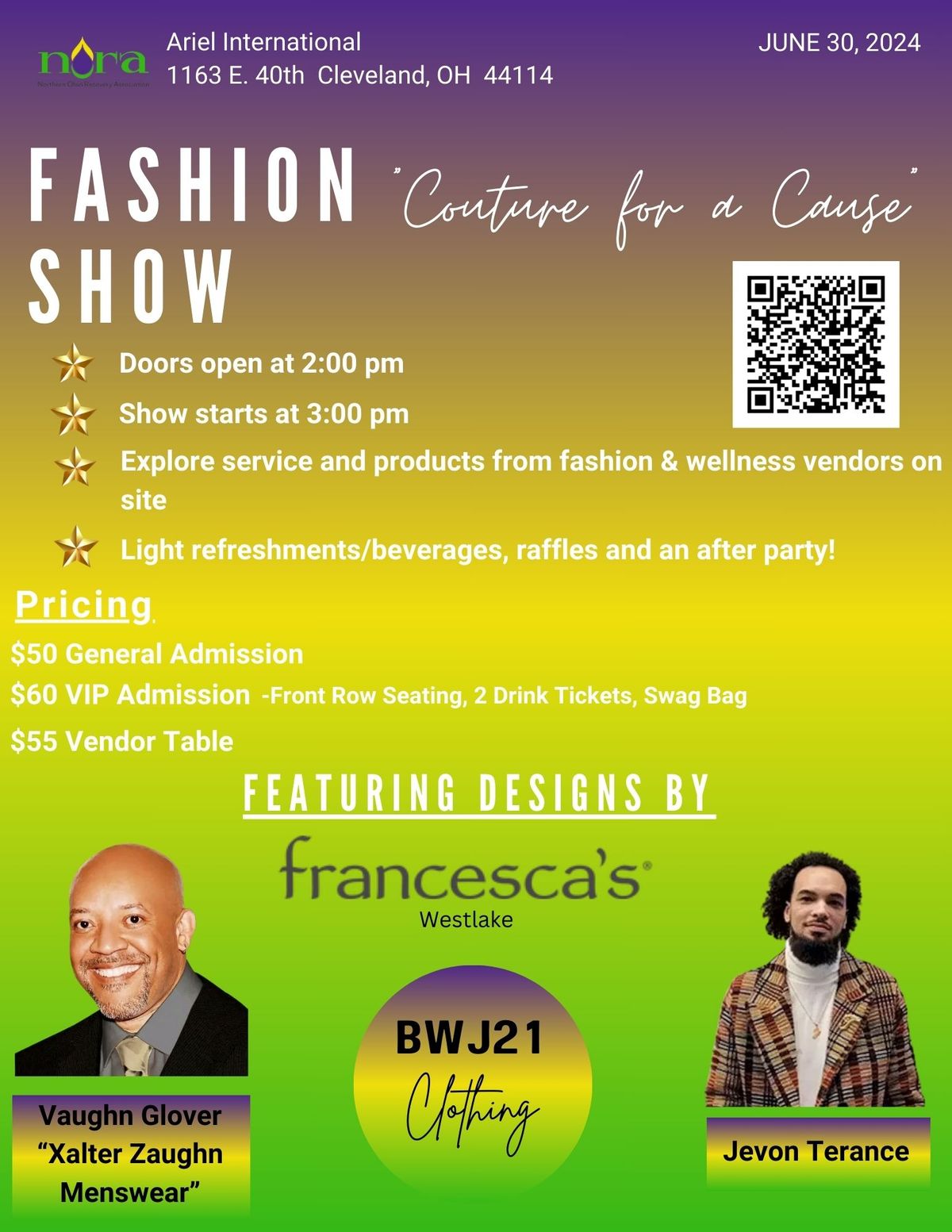 NORA's Charity Fashion Show: Couture for a Cause