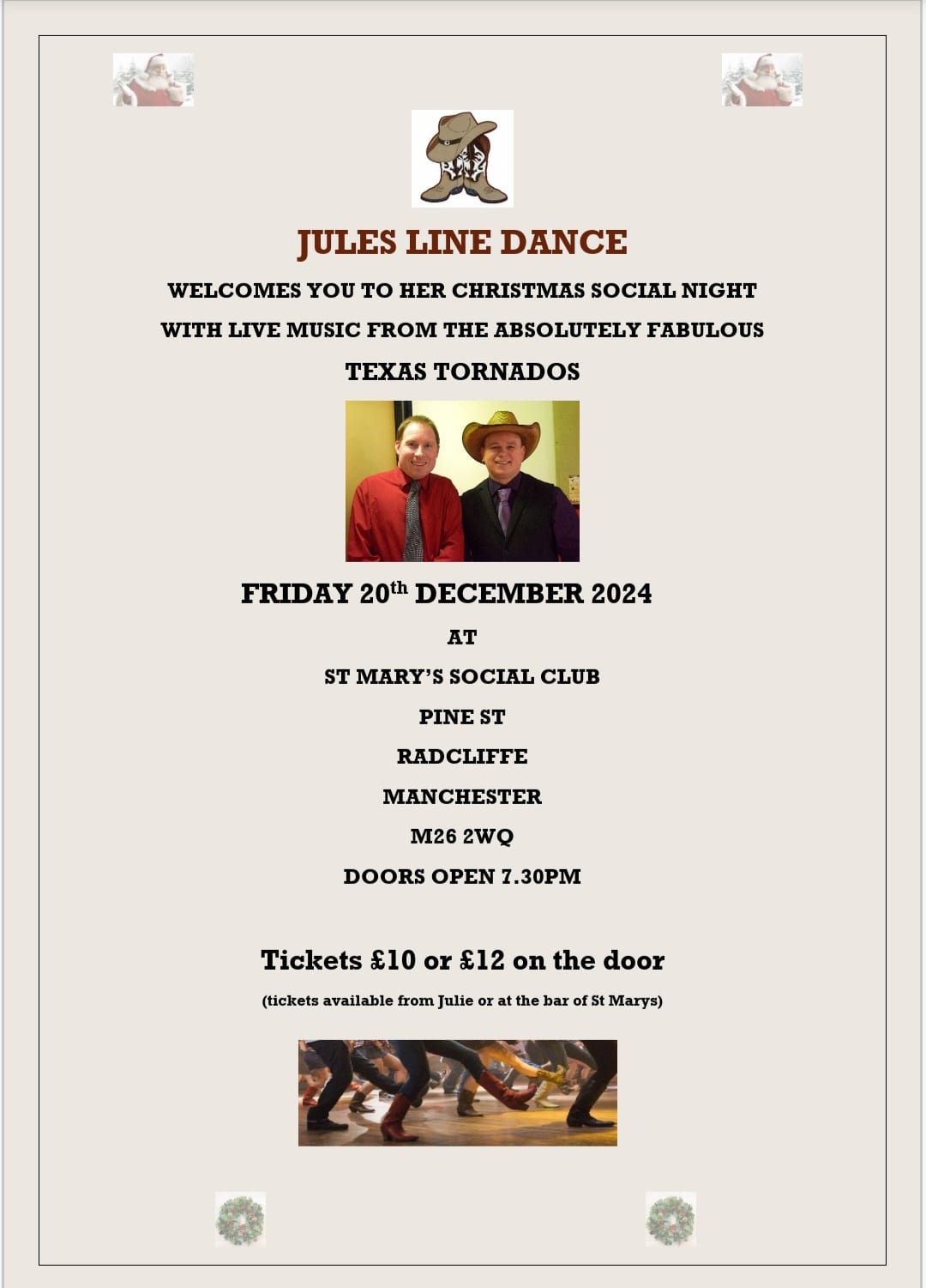 Christmas Line Dance Social