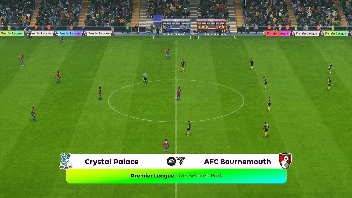 AFC Bournemouth at Crystal Palace FC at Selhurst Park Stadium