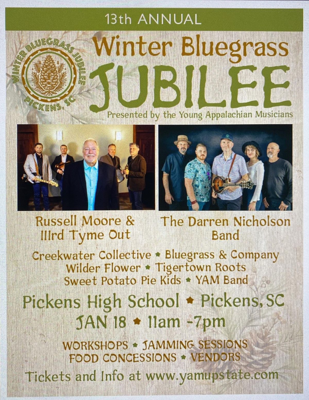 Winter Bluegrass Jubilee 2025