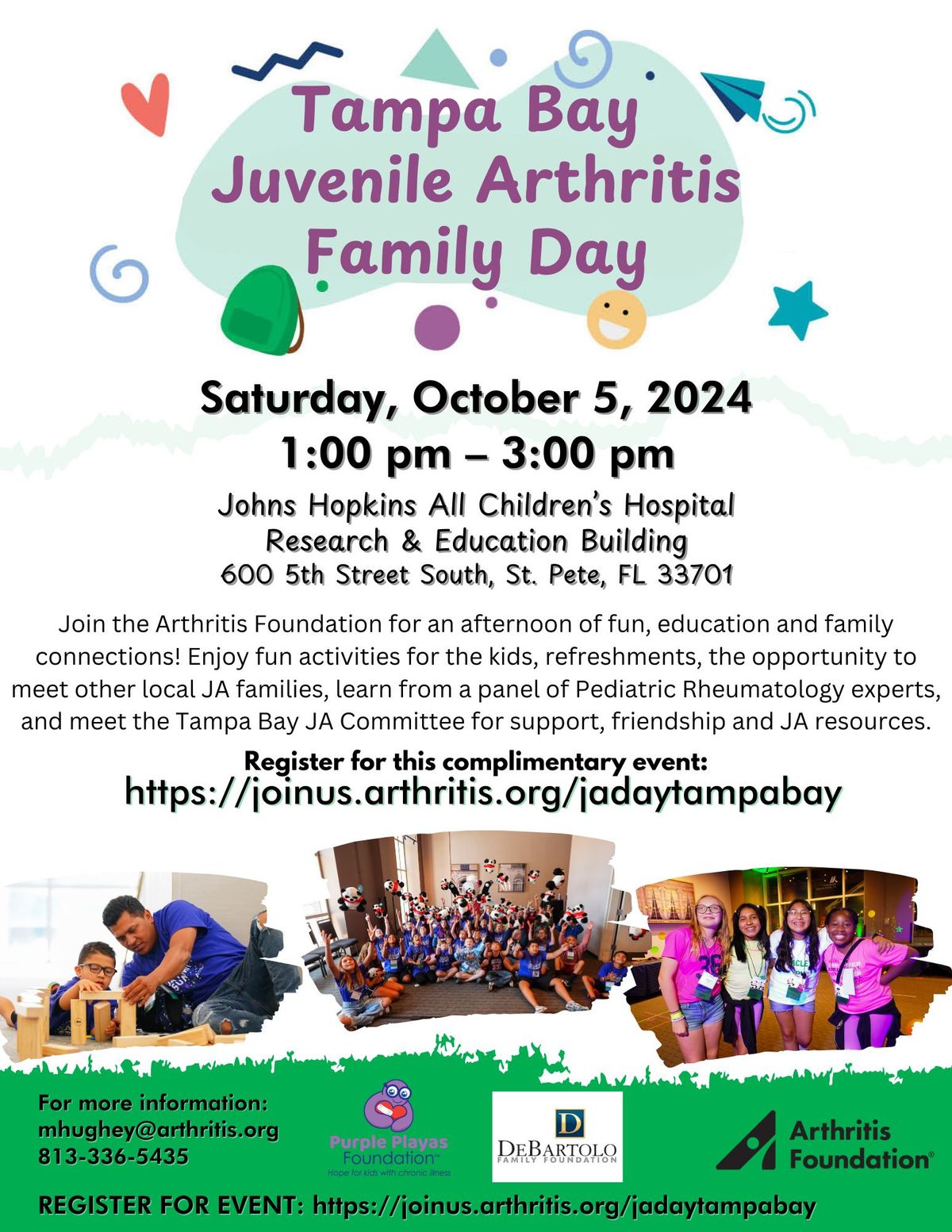 Juvenile Arthritis Family Day - Tampa Bay