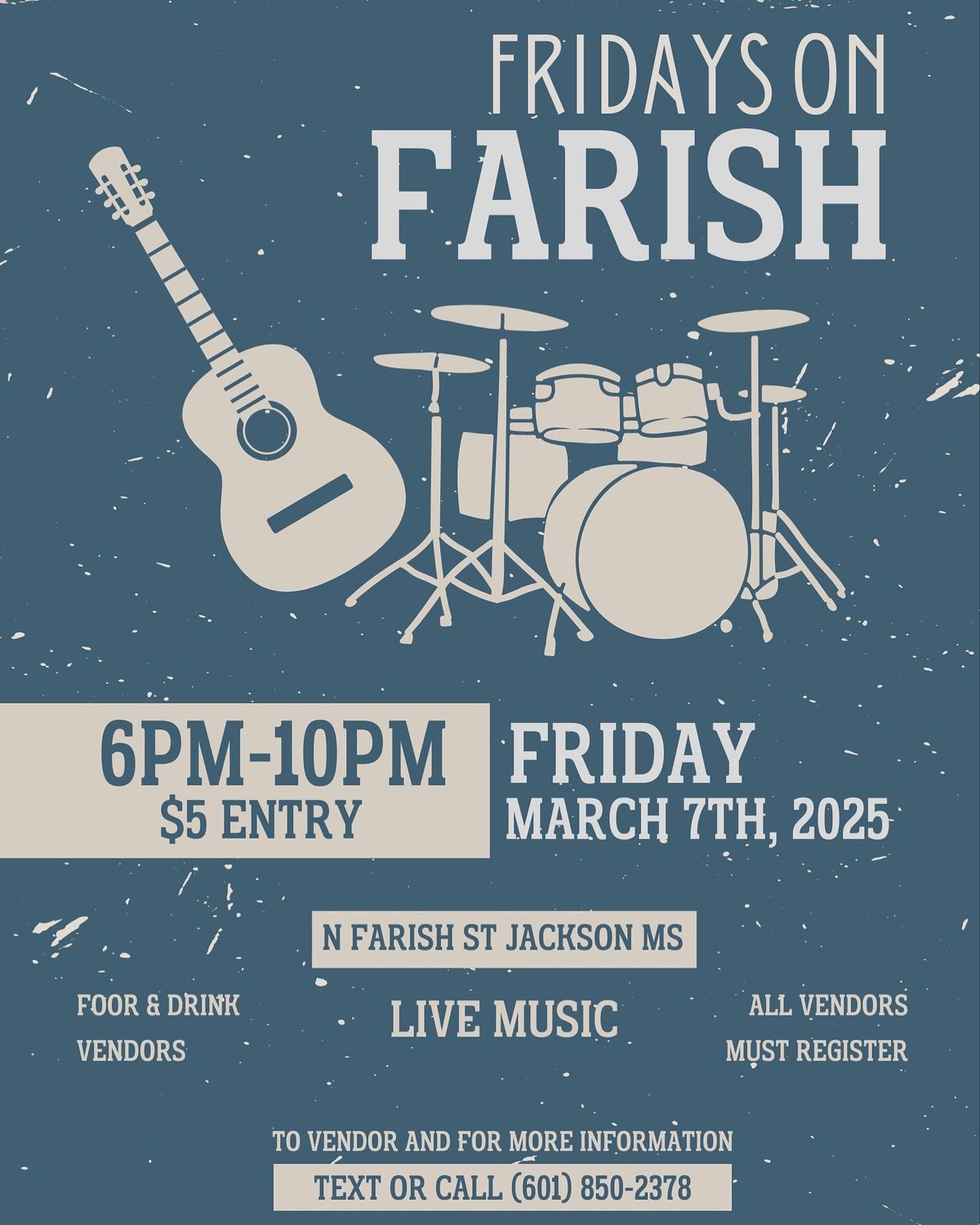 Friday on Farish - March 7th