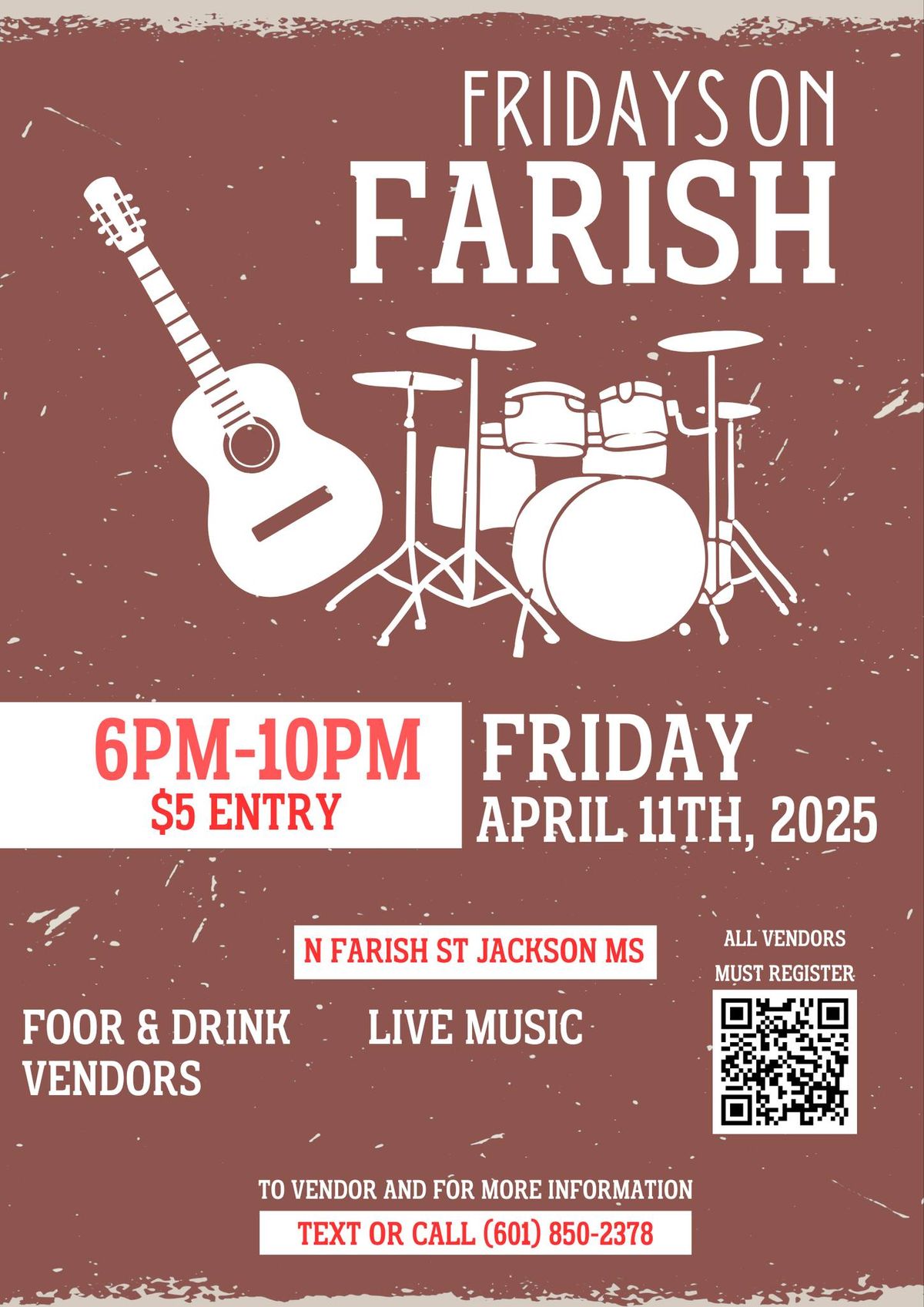 Friday on Farish - April 11th