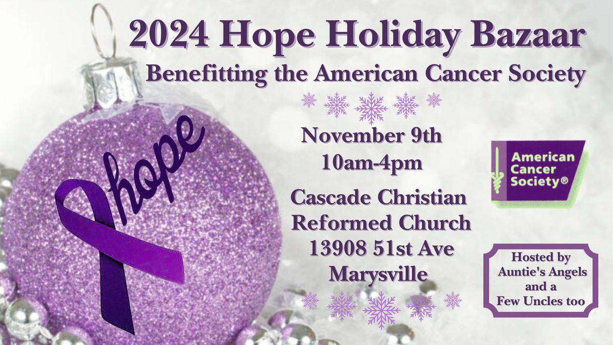 2024 Hope Holiday Bazaar