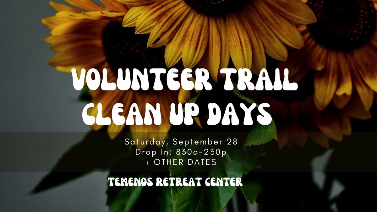 Volunteer Trail \/ Grounds Clean Up Days