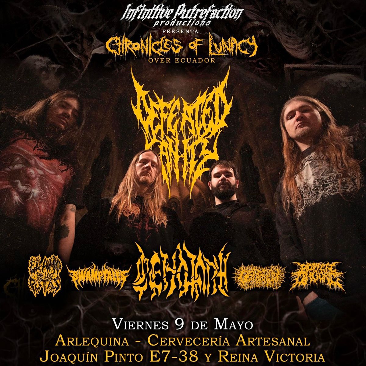 DEFEATED SANITY \u2022 CHRONICLES OF LUNACY OVER ECUADOR 