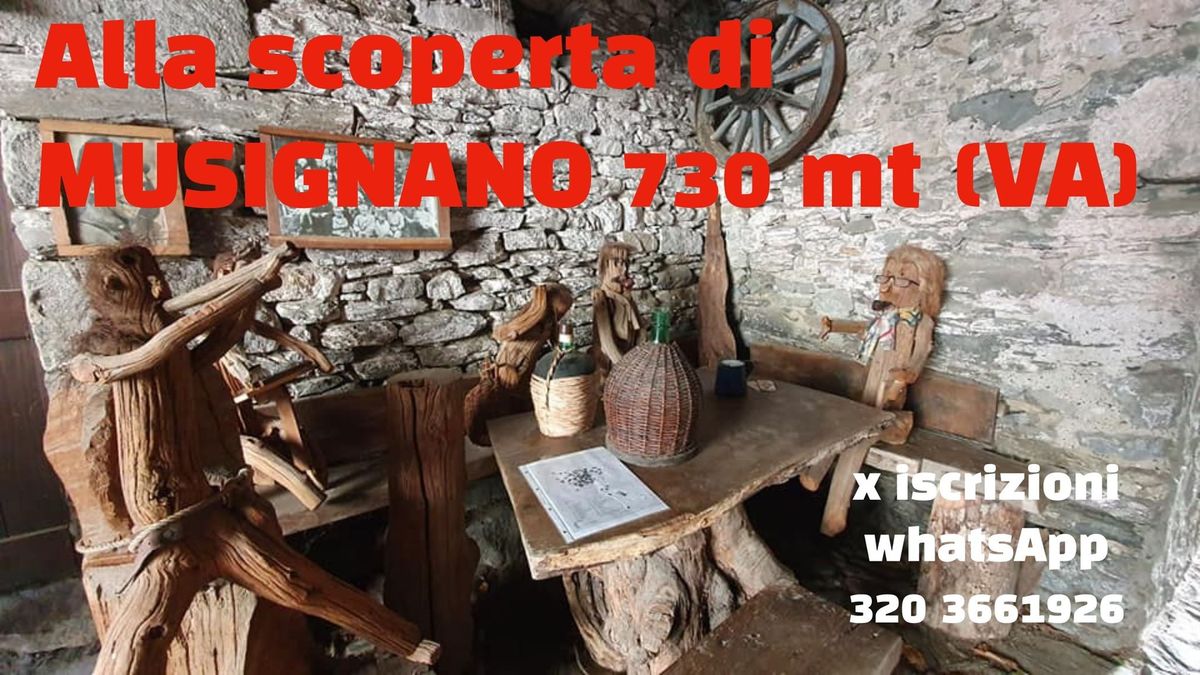 Alla scoperta delle sculture in legno di Musignano (VA)