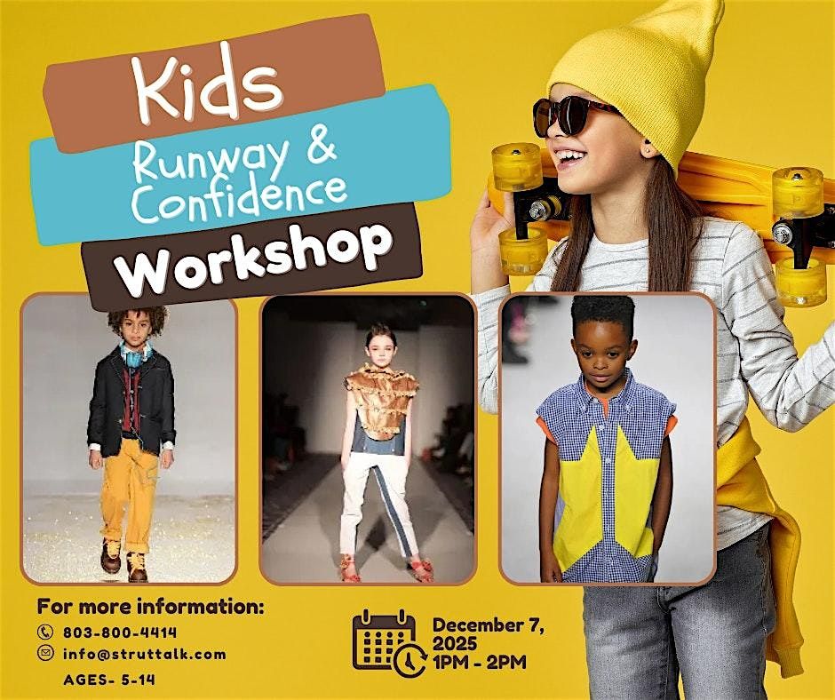 Kids Runway and Confidence Coaching 101
