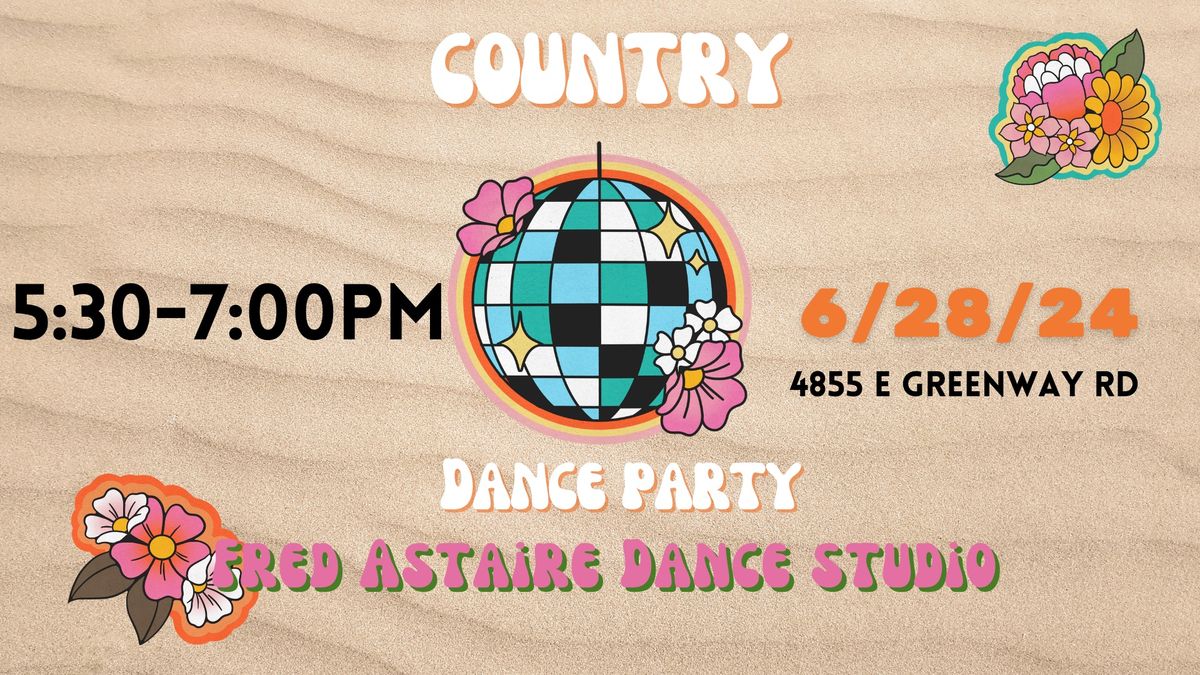 Country Dance party at Fred Astaire Dance Studio 