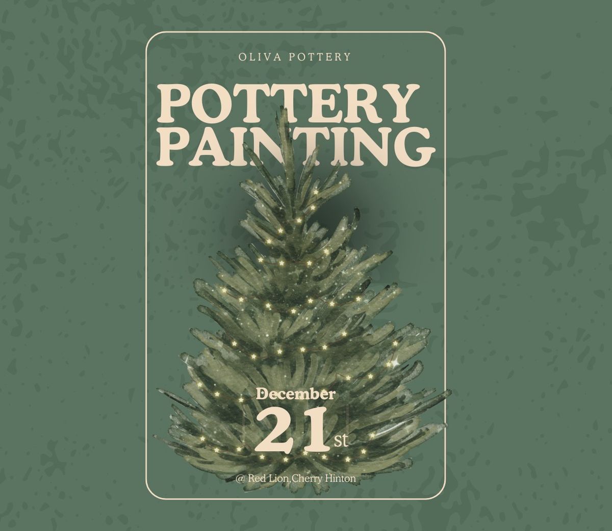 Christmas Pottery Painting