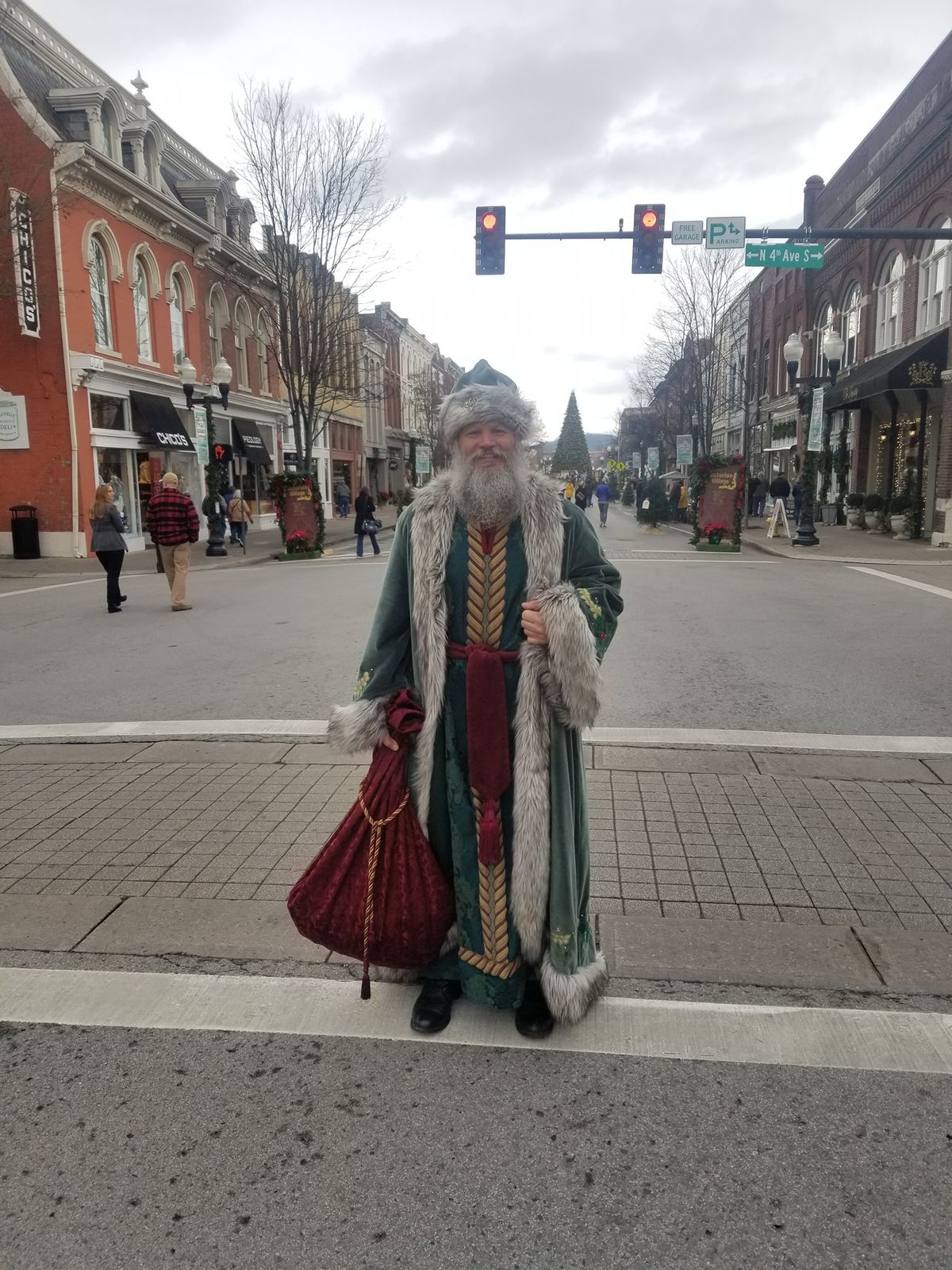 Father Christmas at Dickens of a Christmas