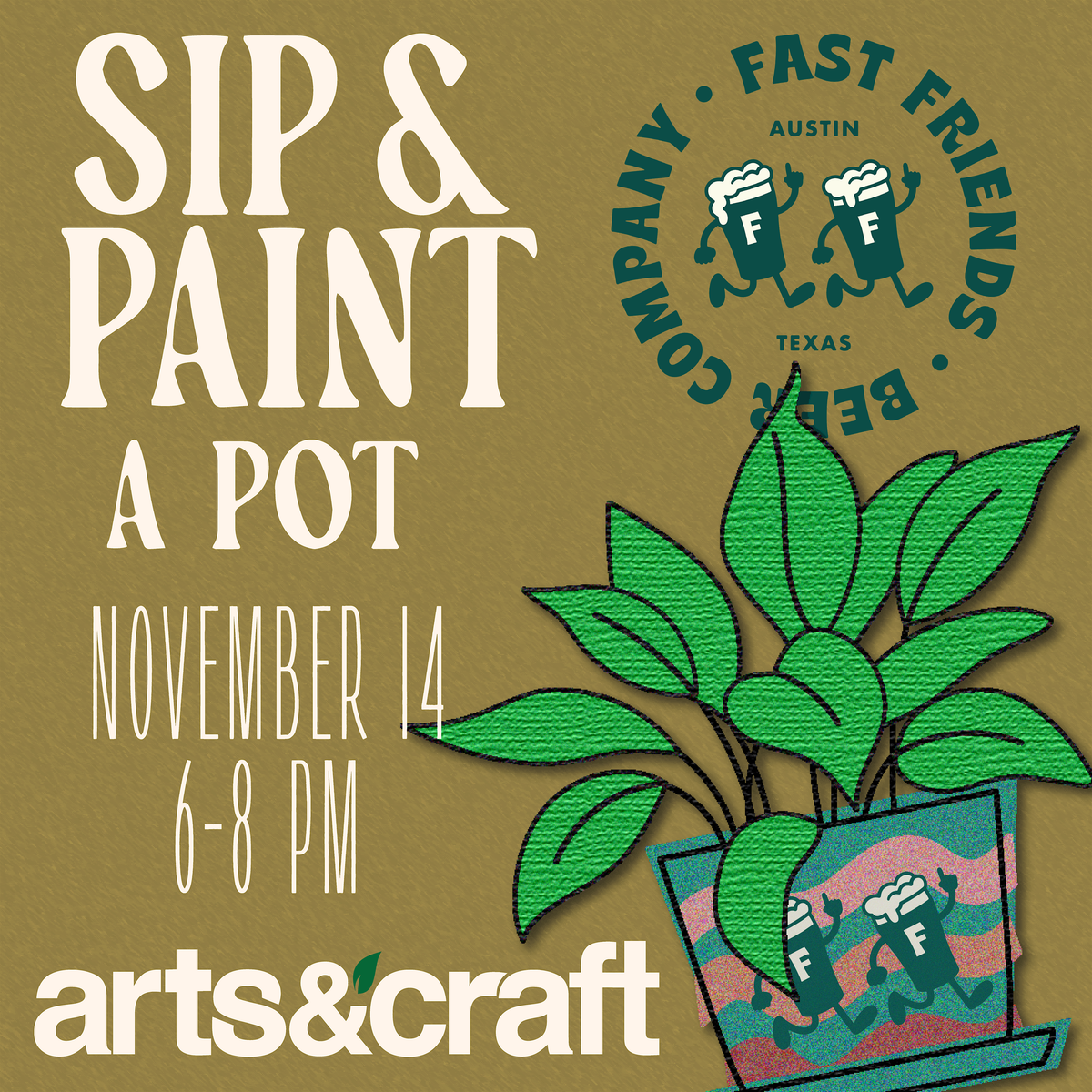 Sip & Paint at Fast Friends