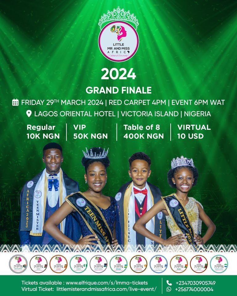 LITTLE MISTER AND MISS AFRICA 2024 CONTINENTAL FINAL