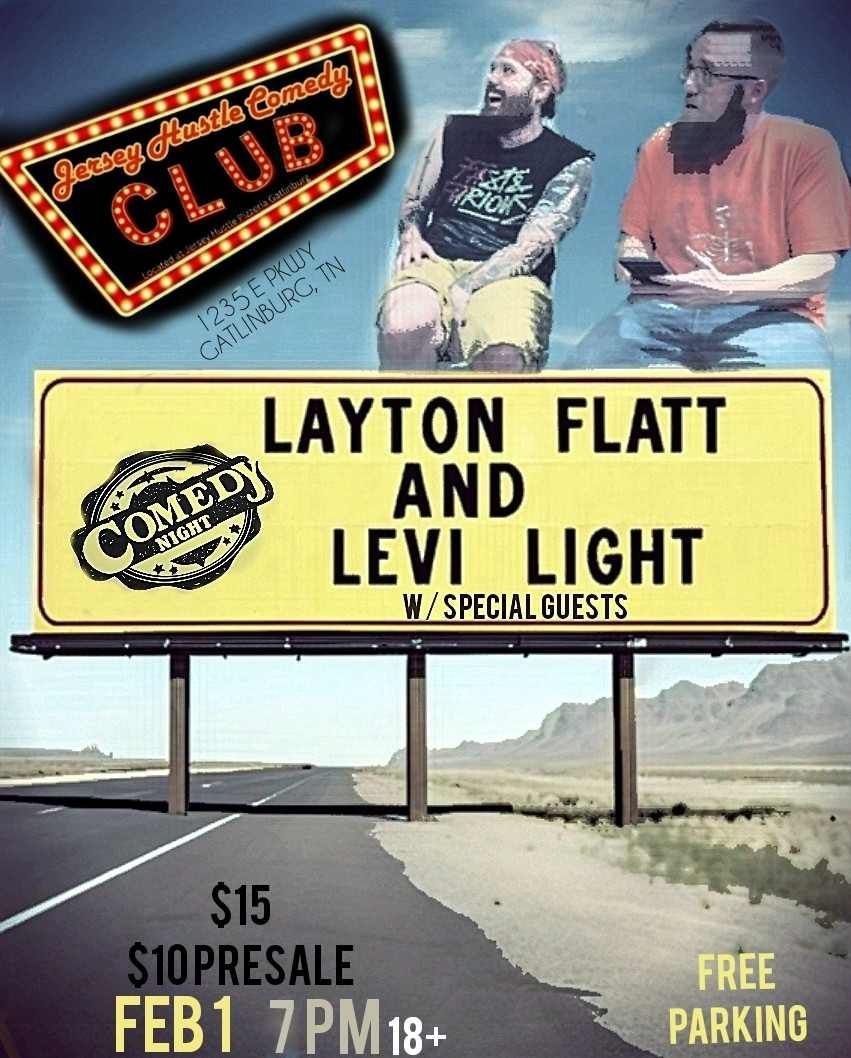 Layton Flatt & Levi Light Comedy Show @ Jersey Hustle Comedy Club