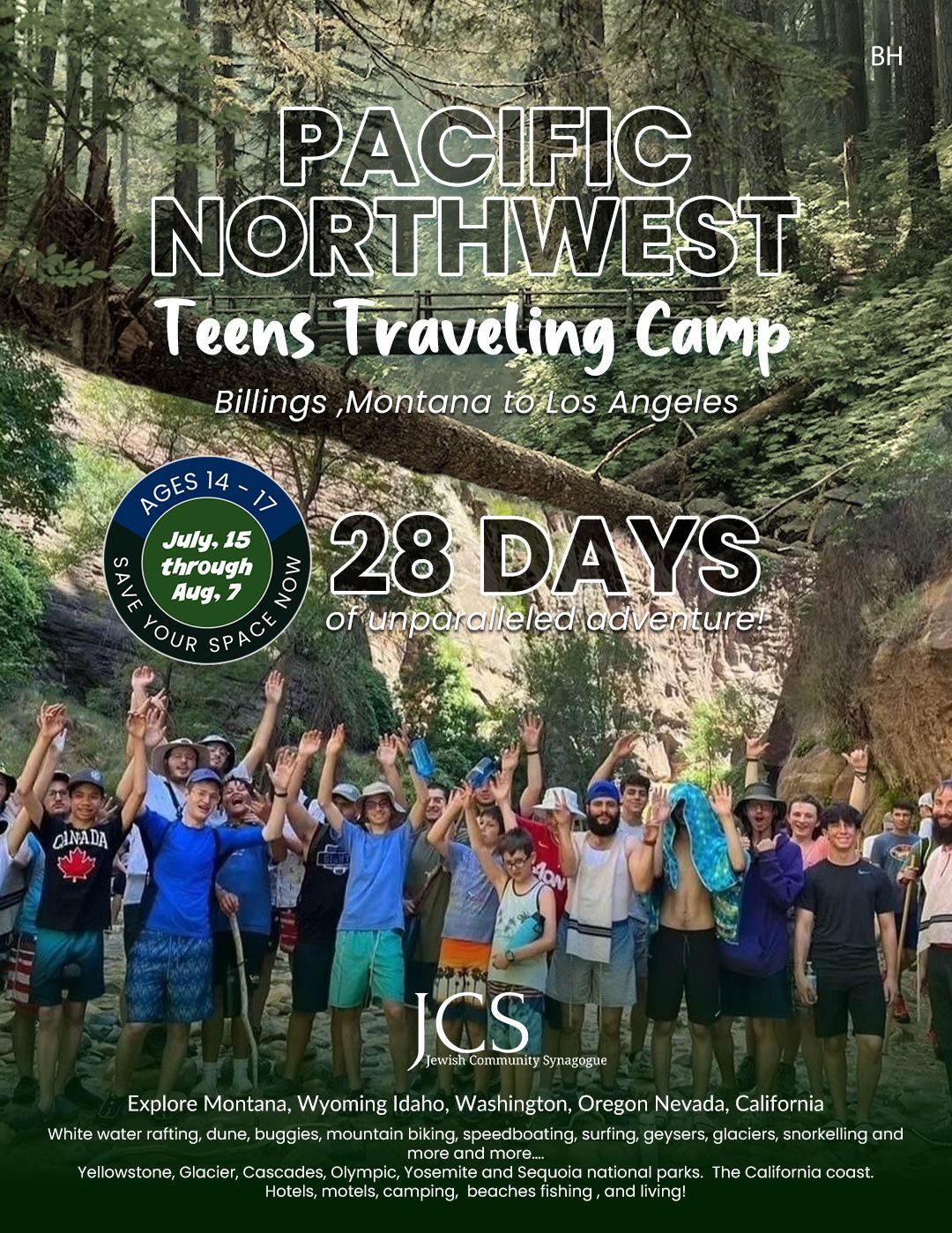 Pacific Northwest Teens Traveling Camp