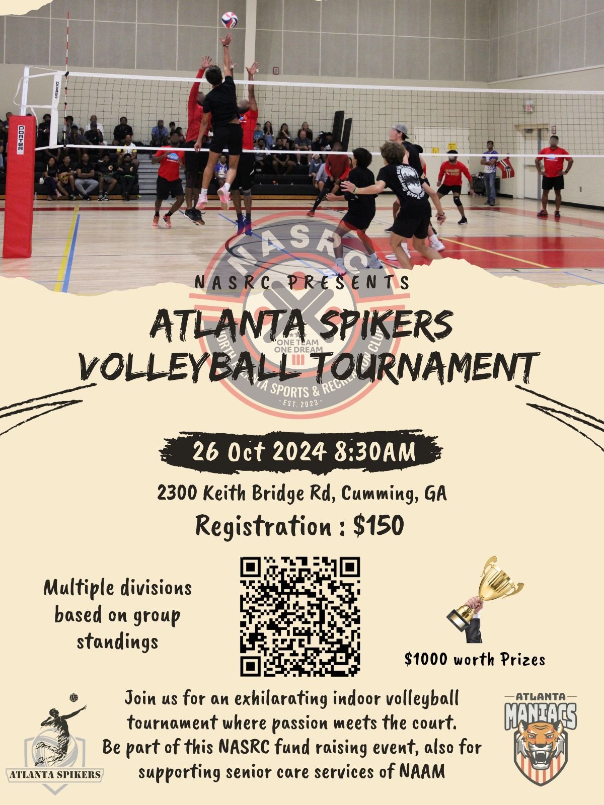 NASRC - ATLANTA SPIKERS Volleyball Tournament - Season 2