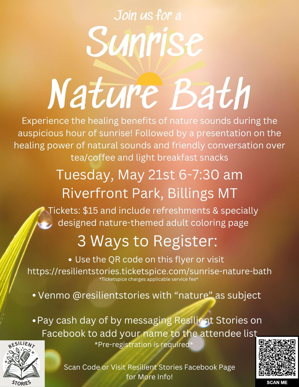 Sunrise Nature Bath 