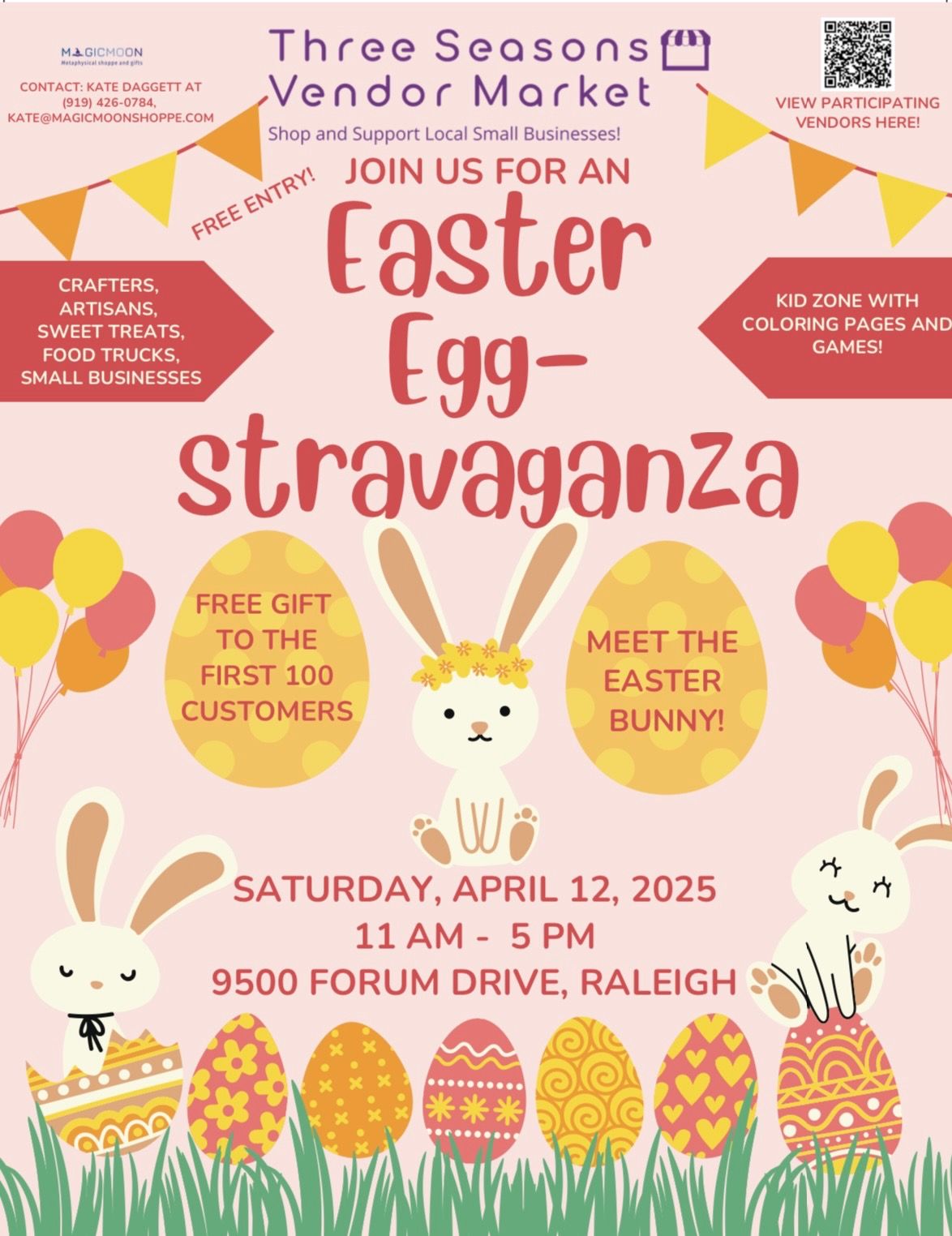 Three Seasons Vendor Market- Easter Egg-Stravaganza