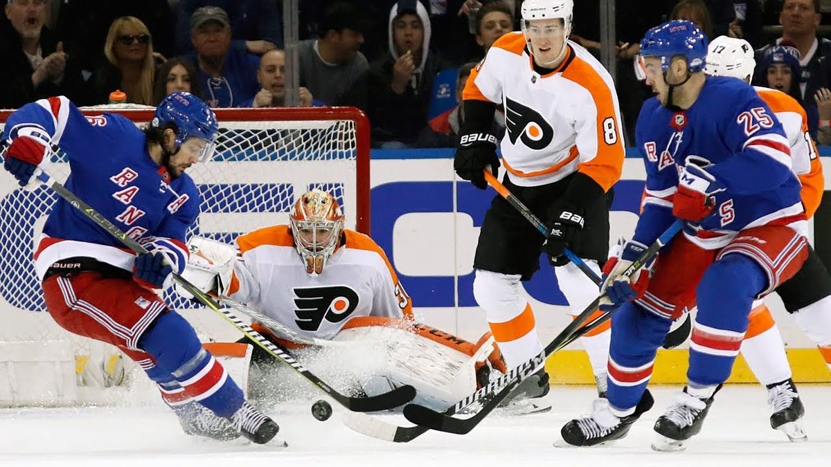 New York Rangers at Philadelphia Flyers at Wells Fargo Center-PA