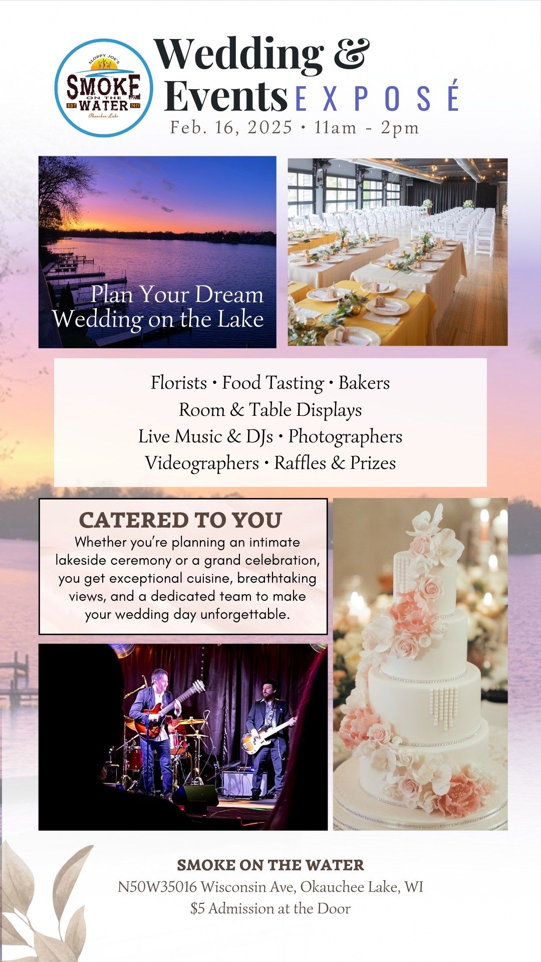 Wedding & Events Expo at Smoke on the Water on Okauchee Lake