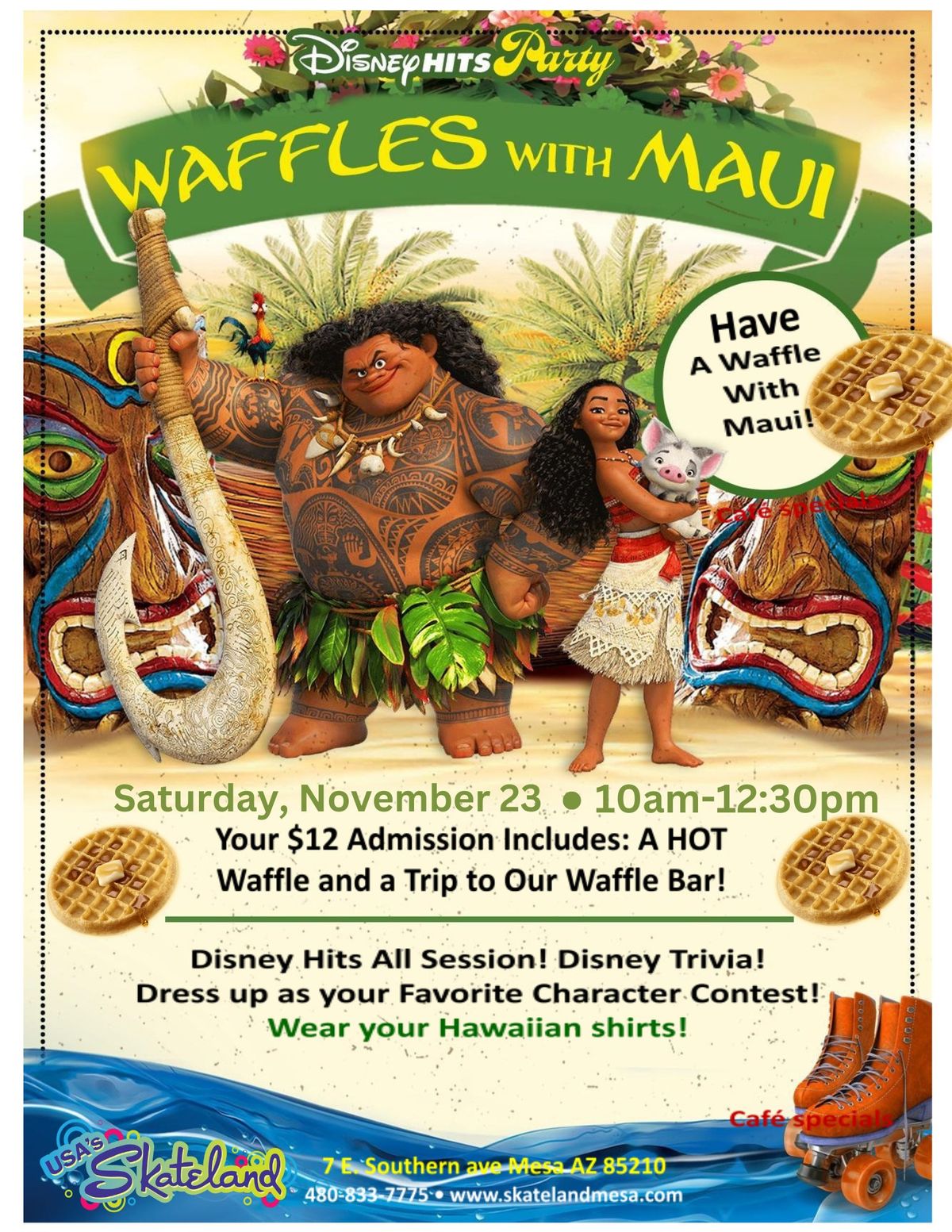 Waffles with Maui