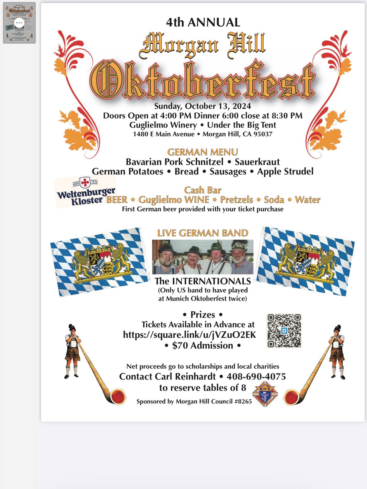 4th Annual Morgan Hill Oktoberfest 