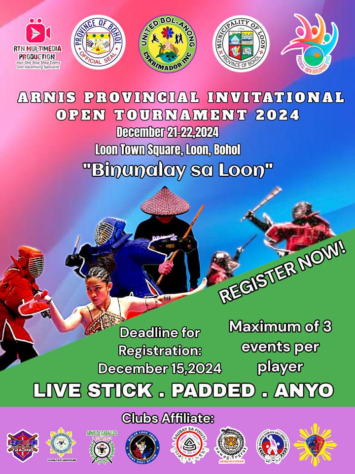 Arnis Provincial Invitational Open Tournament 2024