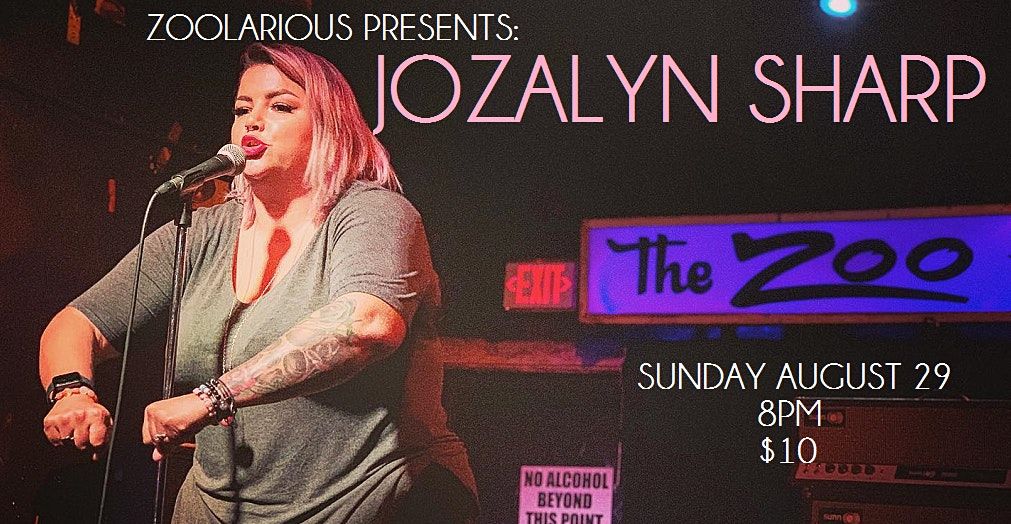 Zoolarious Presents Jozalyn Sharp Zoo Bar Lincoln 29 August 2021 Crapshoot Comedy Festival 2022