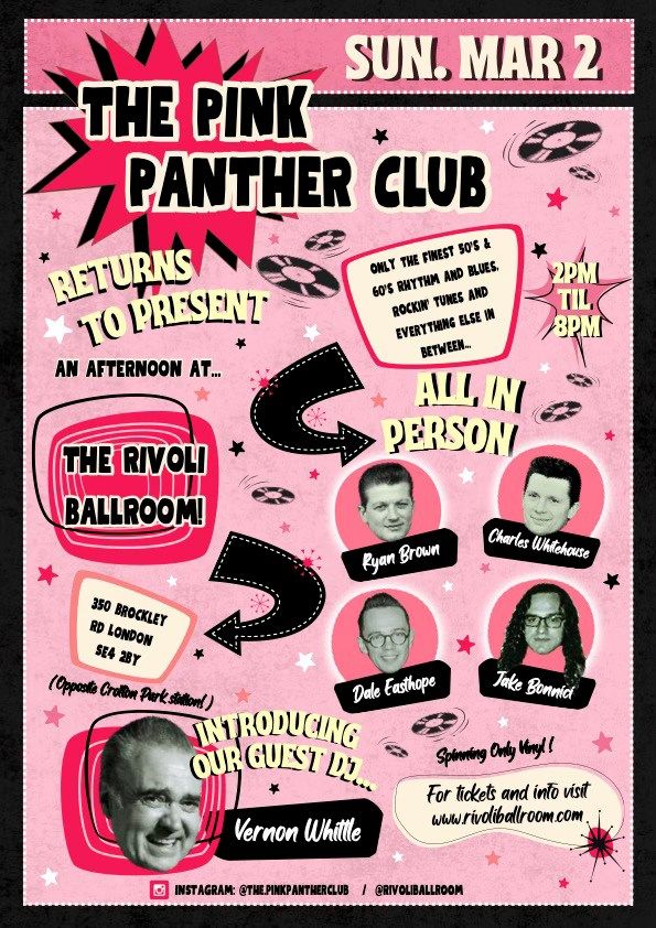 The Pink Panther club at the Rivoli Ballroom