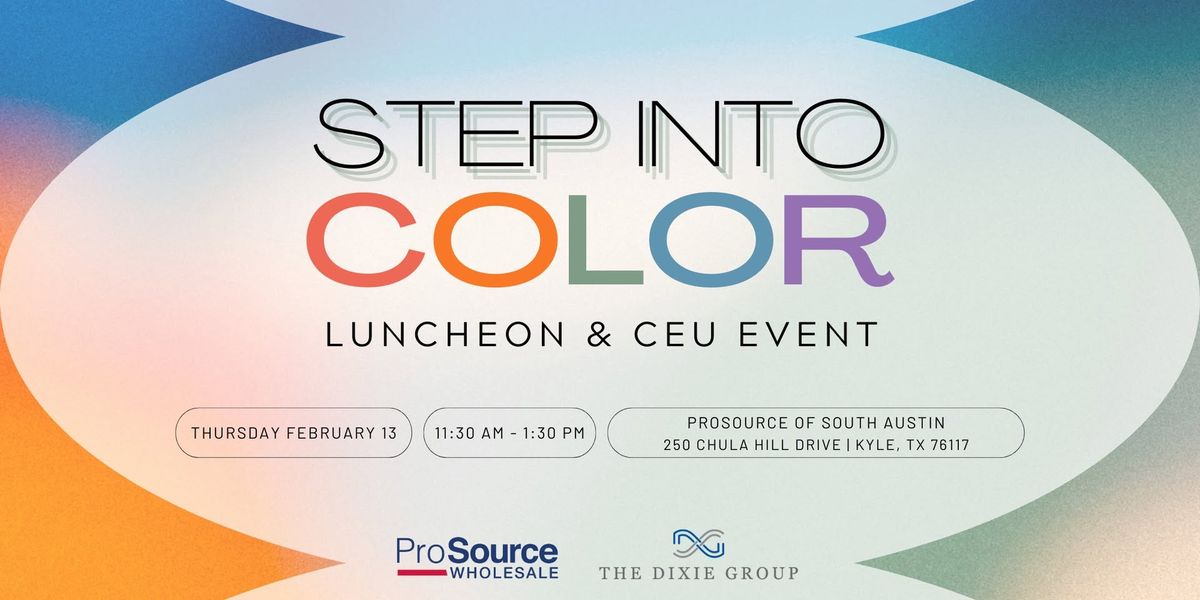 CEU Luncheon: 2025 Color & Design