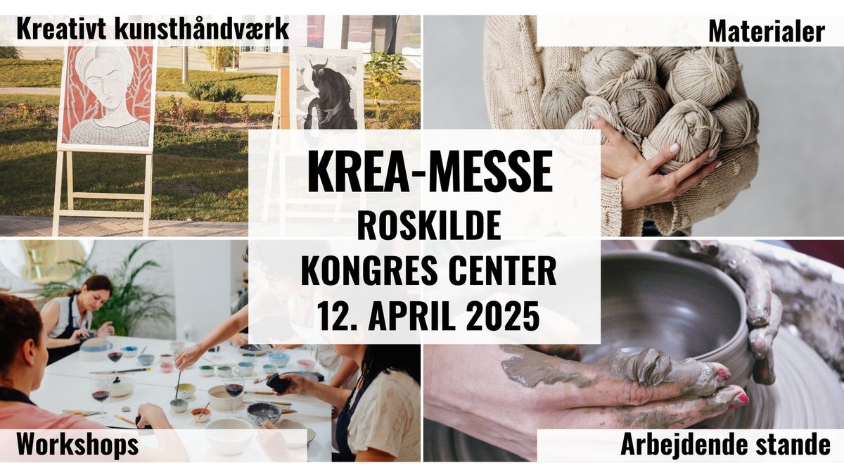 Roskilde KREA-messe 12. april 2025