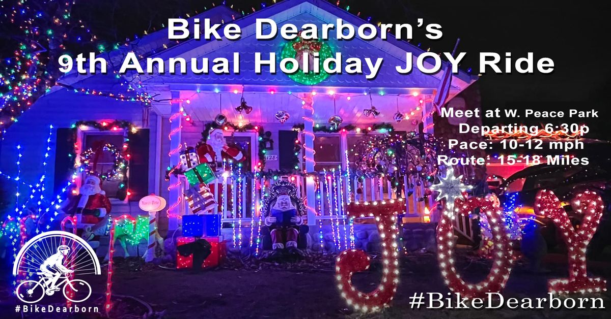 Bike Dearborn - 9th Annual Holiday JOY Ride