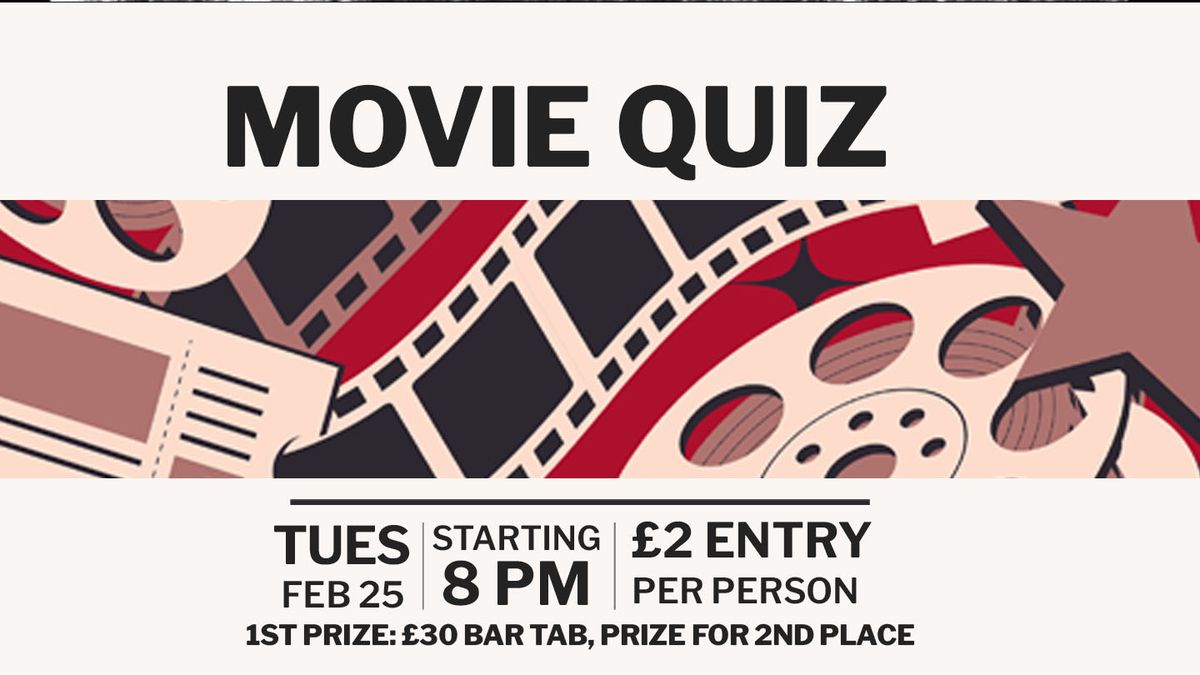 Movie Quiz at The Lady Luck