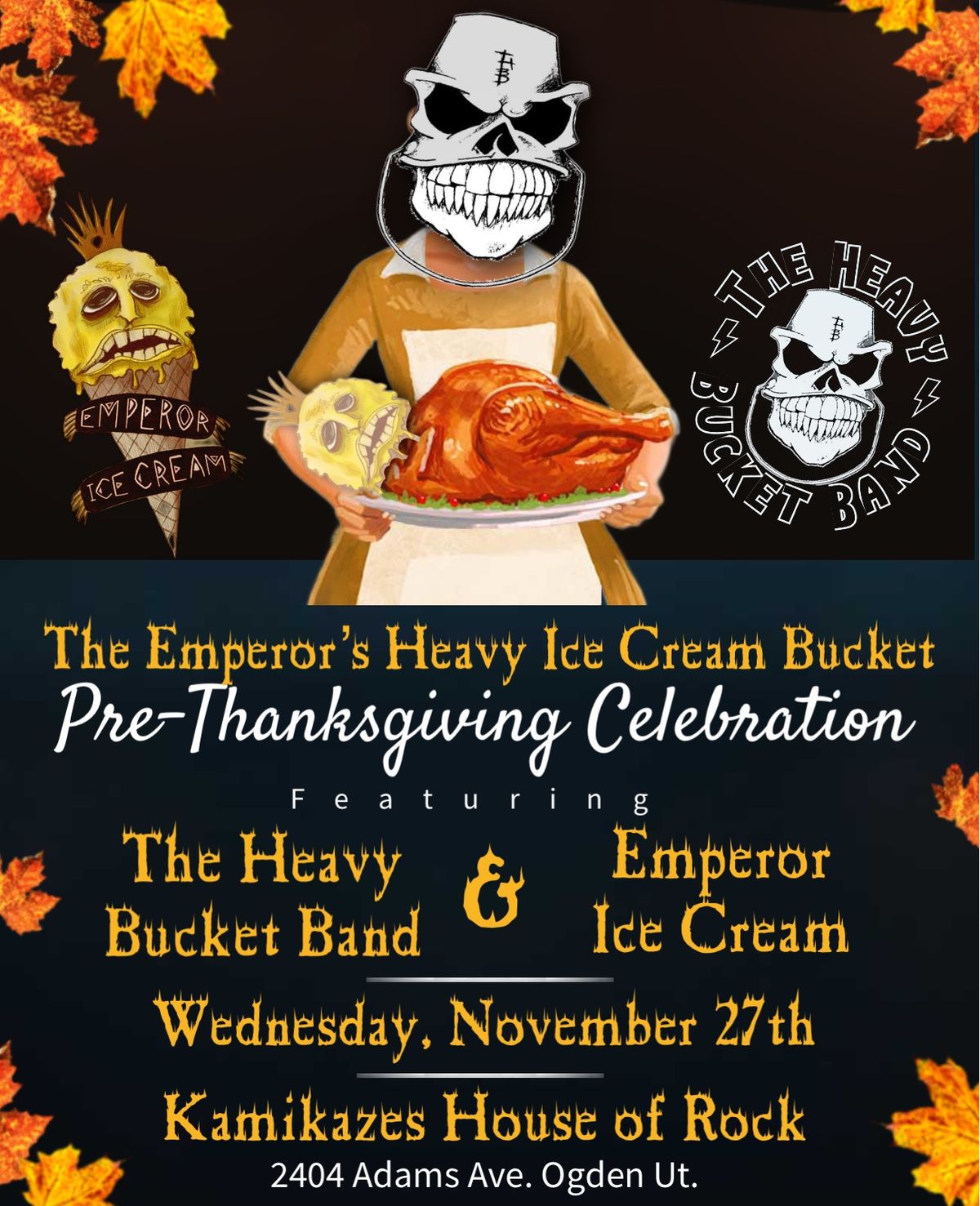 Pre-Thanksgiving Evening with Emperor Ice Cream