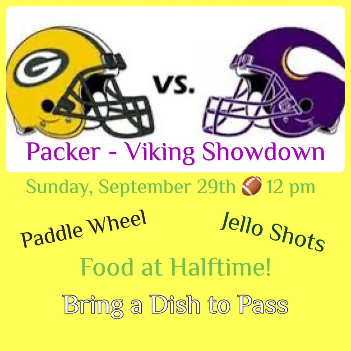 Packers vs Vikings! 