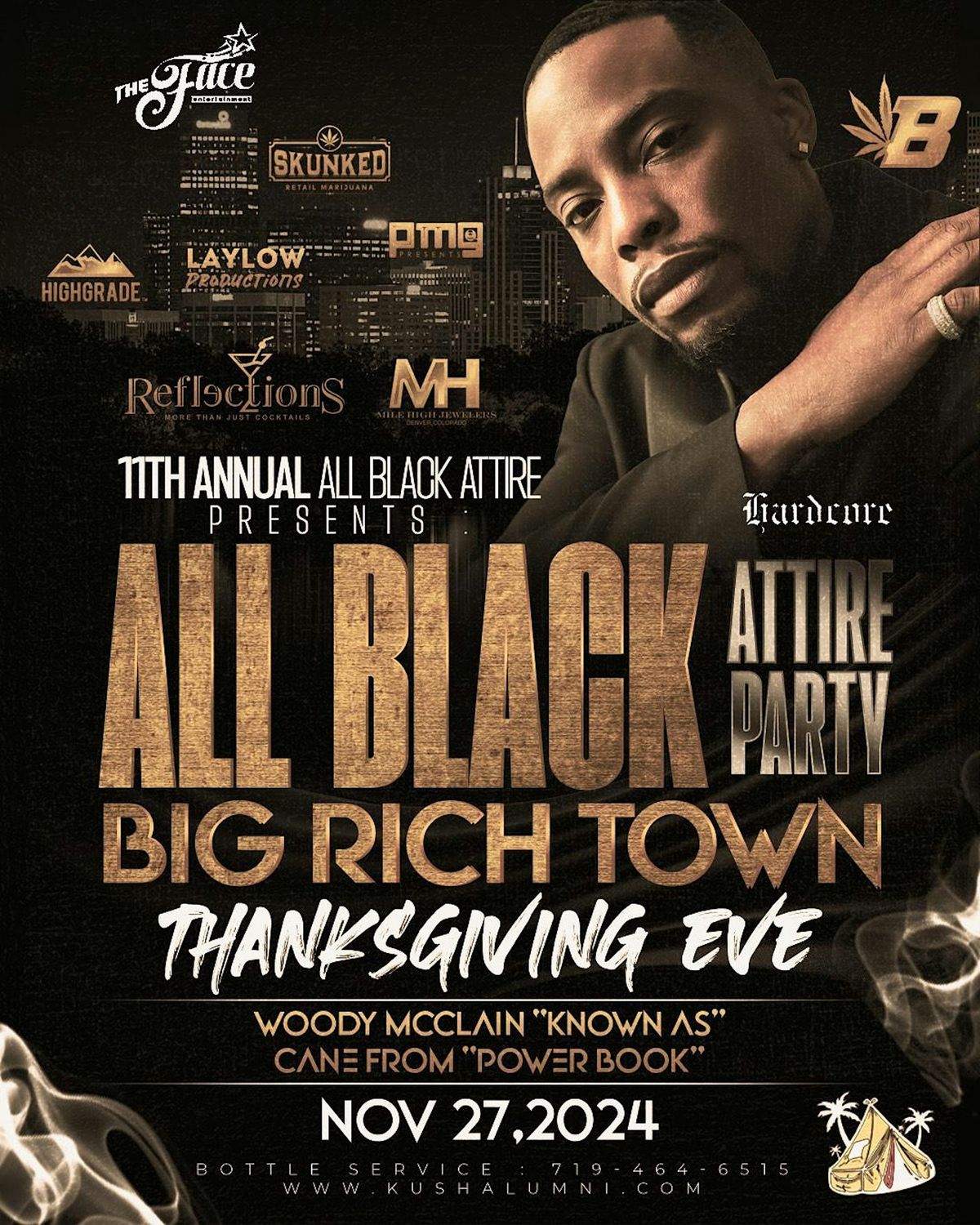 11TH ANNUAL ALL BLACK ATTIRE PARTY "POWER"BIG RICH TOWN