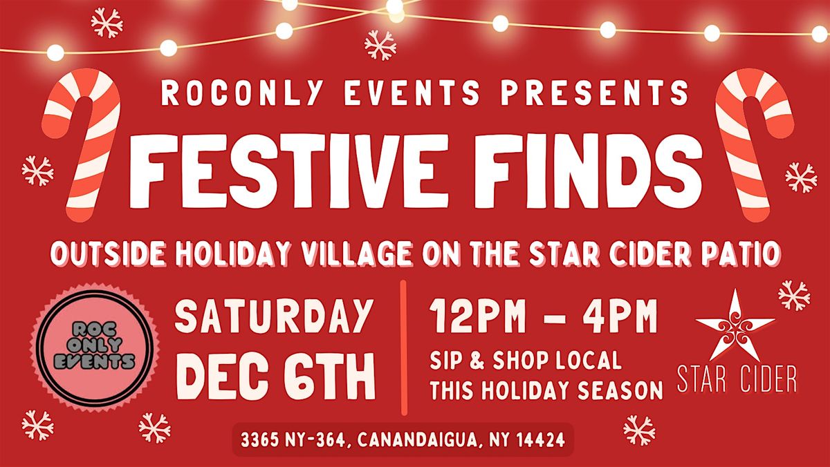 Festive Finds Holiday Market at Star Cider