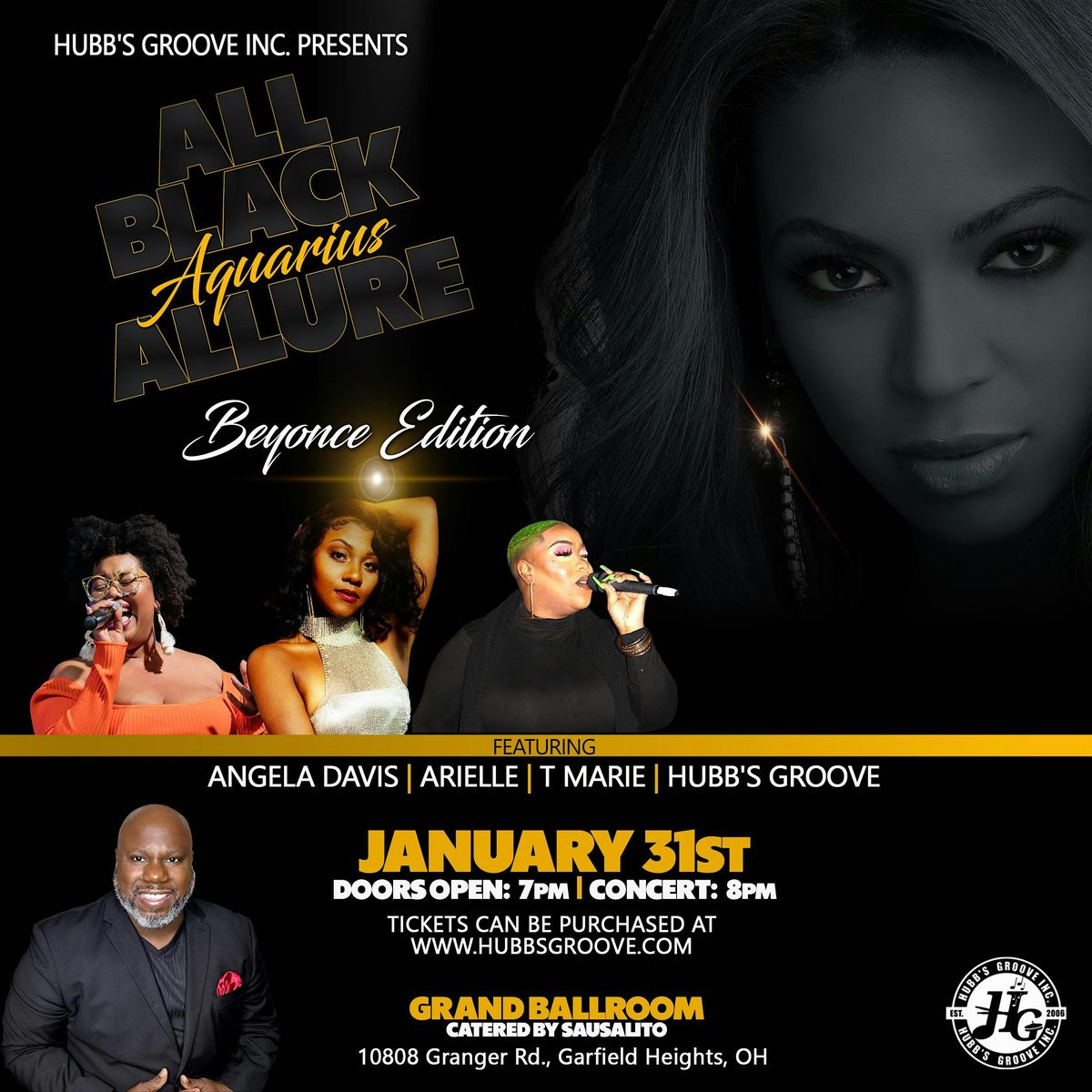 The All Black Aquarius Allure Concert Party Beyonc\u00e8 Edition