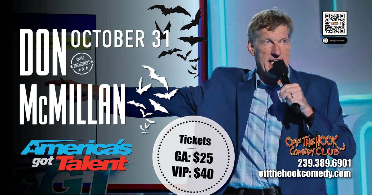 Comedian Don McMillan Live in Naples, Florida!