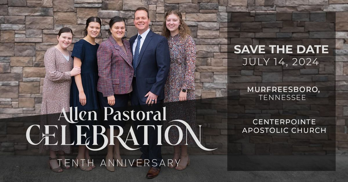 Allen Pastoral Celebration