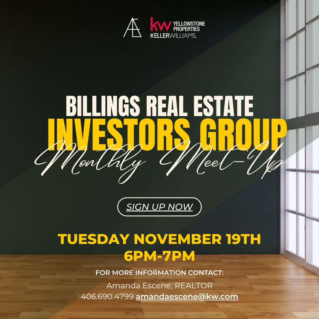 Billings Real Estate Investors Group Meet-Up