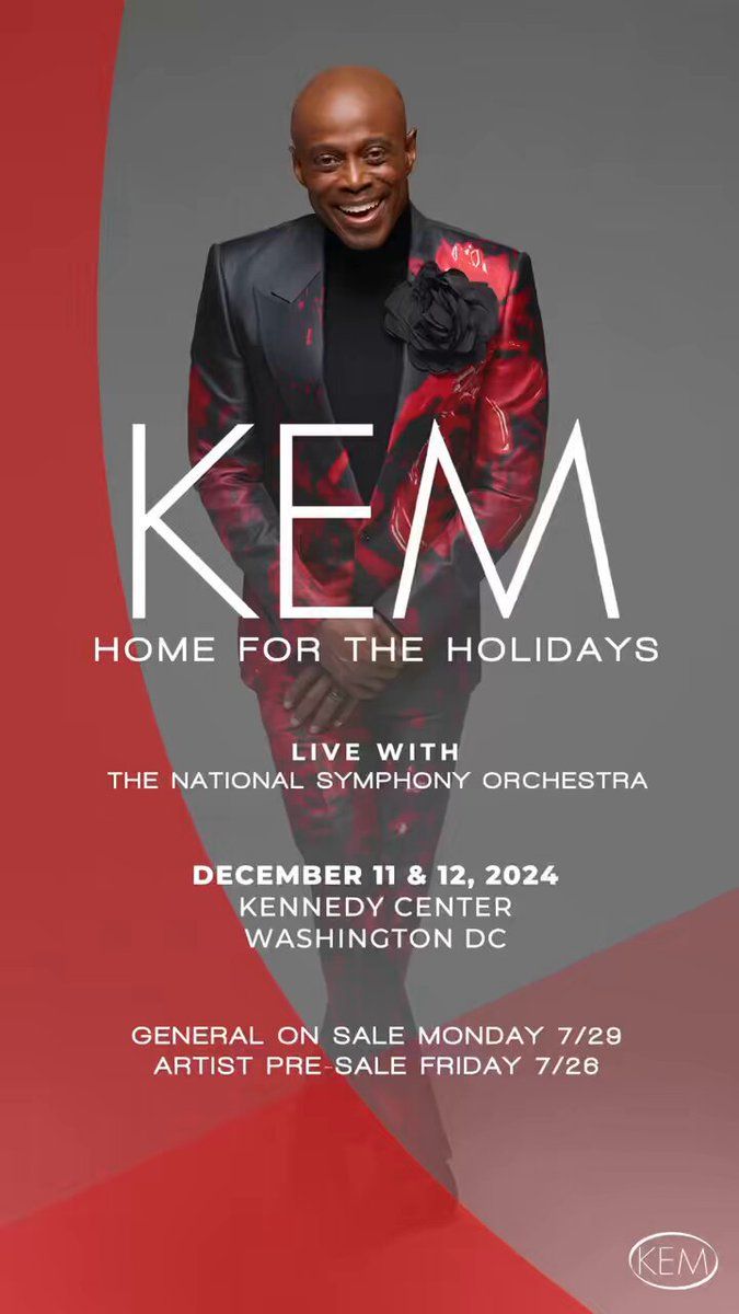 Kem with the National Symphony Orchestra - Home for the Holidays