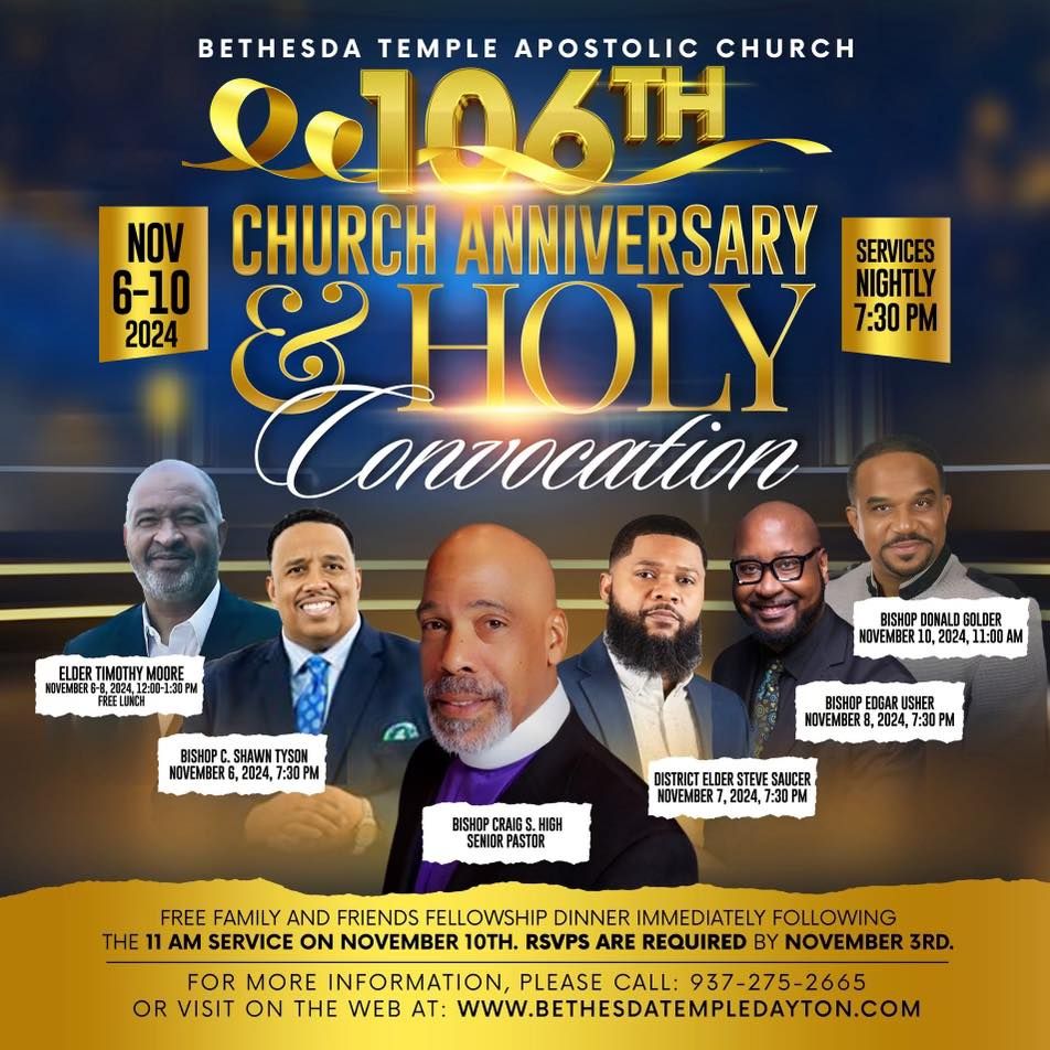 106th Church Anniversary & Holy Convocation 